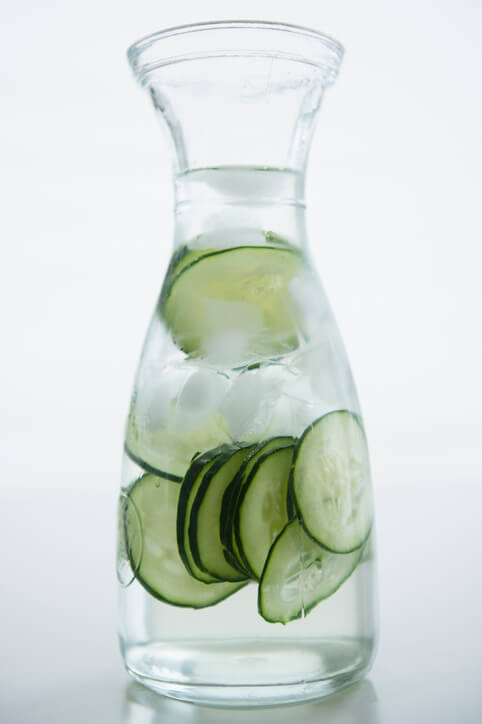 Water with Cucumber has antioxidants