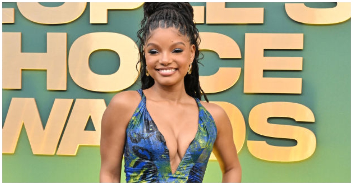 Halle Bailey Dazzles In A Sea-Inspired Gown