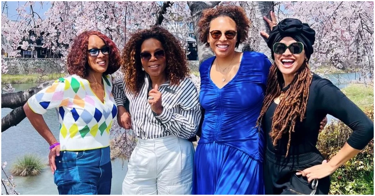 Oprah, Gayle, Ava, and Kirby's Tour Japan for the First Time Together