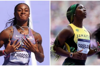 Sha'Carri Richardson and Shelly-Ann Fraser-Pryce