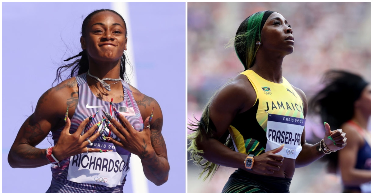 Sha'Carri Richardson and Shelly-Ann Fraser-Pryce