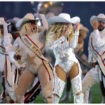 Beyoncé, Blue Ivy Stun at NFL Christmas Show | Mother-Daughter Country Dance